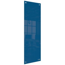 Mała podłużna szklana tablica suchościeralna Nobo Home 300x900mm, niebieska 1915608 Nobo