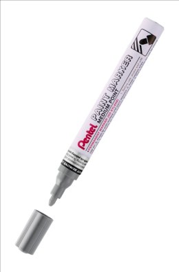 Marker olejowy Pentel średnia okrągła końcówka, MMP10-N szary Pentel