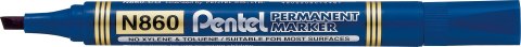 Marker permanentny N860 niebieski ścięta końcówka PENTEL Pentel Marker permanentny N860 niebieski ścięta końcówka PENTEL Pentel