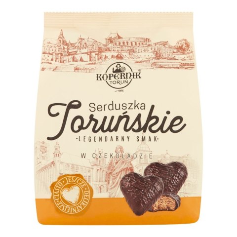 Pierniki SERDUSZKA TORUŃSKIE w czekoladzie 144g Kopernik Pierniki SERDUSZKA TORUŃSKIE w czekoladzie 144g Kopernik
