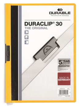 Skoroszyt DURABLE DURACLIP Original 30 żółty 2200-04 Durable