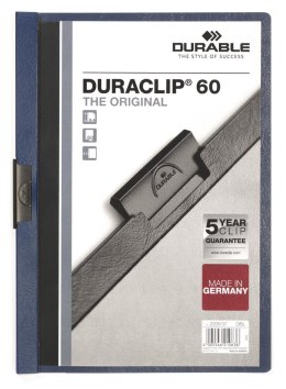 Skoroszyt DURABLE DURACLIP Original 60 granatowy 2209-07 Durable