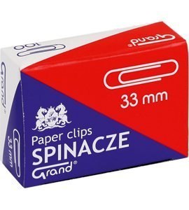 Spinacz R-33 mm GRAND 10op x 100sztuk 110-1382 Grand Spinacz R-33 mm GRAND 10op x 100sztuk 110-1382 Grand