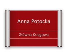 Tabliczka przydrzwiowa 297210 TZWA4 OFFICE 2x3