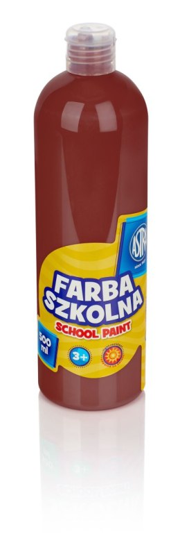 Farba szkolna Astra 500 ml - brązowa, 301109006 Astra