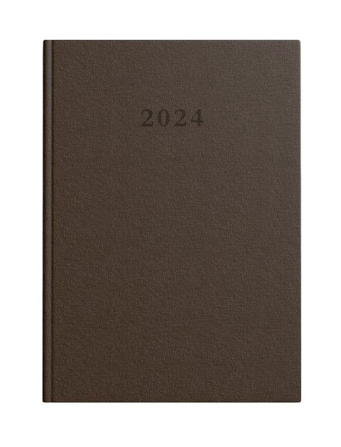 Kalendarz TOP 2000 STANDARD 2024 A4 dzienny brązowy 400177477 Top 2000