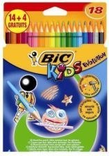 Kredki EVOLUTION STRIPES 14+4 9505241 Bic