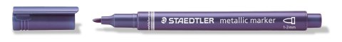 Marker metaliczny Metallic marker, okrągła końcówka, fioletowy, Staedtler S 8323-623 Staedtler Marker metaliczny Metallic marker, okrągła końcówka, fioletowy, Staedtler S 8323-623 Staedtler