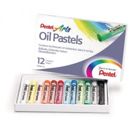 Pastele olejne 12 kolorów PHN-12 PENTEL Pentel