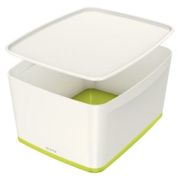 Pojemnik MyBOX duży z pokrywką biało-zielony LEITZ 52161064 (X) Leitz