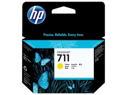 Tusz HP 711 (CZ132A) żółty 29ml Hewlett-Packard