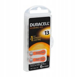 Baterie do aparatów słuchowych (6szt.) DURACELL 13/PR48 310mAh Energizer