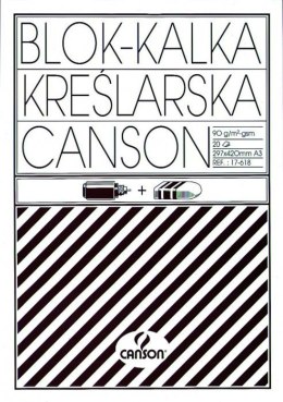 Kalka kreślarska A3 90/95 blok 20ark 17618 CANSON 200005323 Canson