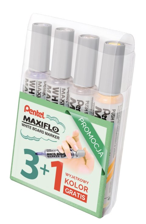 Marker such. MAXIFLO (4) MWL5M-WA4AACEPL PENTEL w etui Pentel Marker such. MAXIFLO (4) MWL5M-WA4AACEPL PENTEL w etui Pentel
