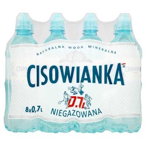 Woda CISOWIANKA 0.7l niegazowana SPORT zgrzewka 8 szt. Cisowianka