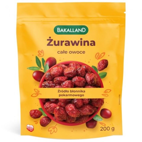 Żurawina 200g BAKALLAND Bakalland